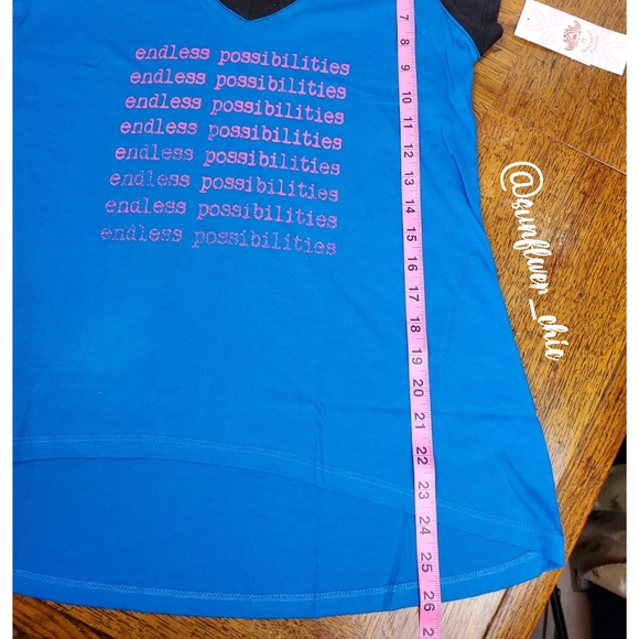 [NEW] Pink Lotus Baseball Style Yoga Tee - Picture 10 of 11